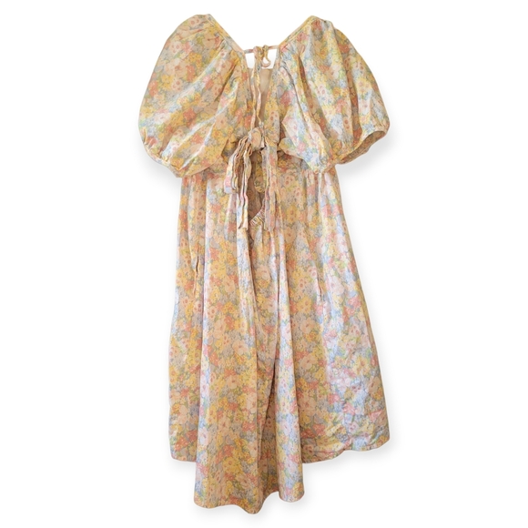 Jillian Harris x Joe Fresh Blushing Flower Black Tie Dress  2X - Picture 8 of 14